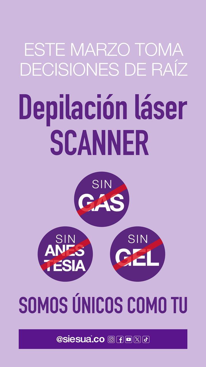 Depilación láser diodo con tecnología exclusiva alemana en siesua Colombia: sin gel, sin anestesia y sin gas.